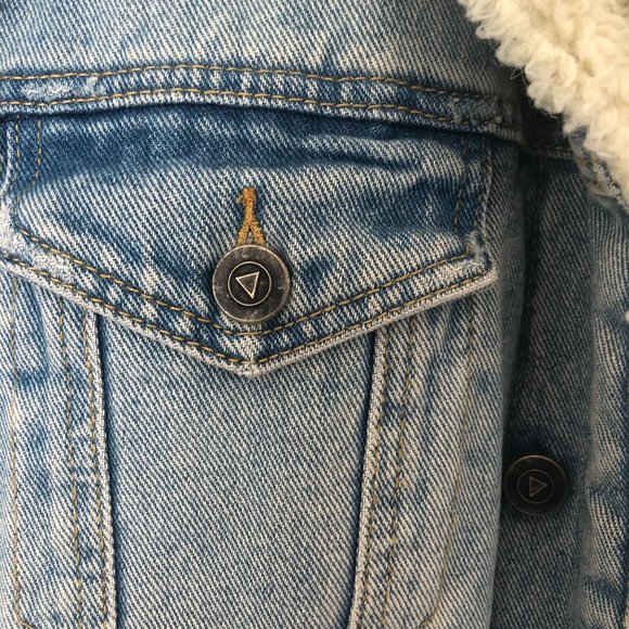 ASOS Jean Sherpa Jacket (Insulated) - Picture 4 of 5